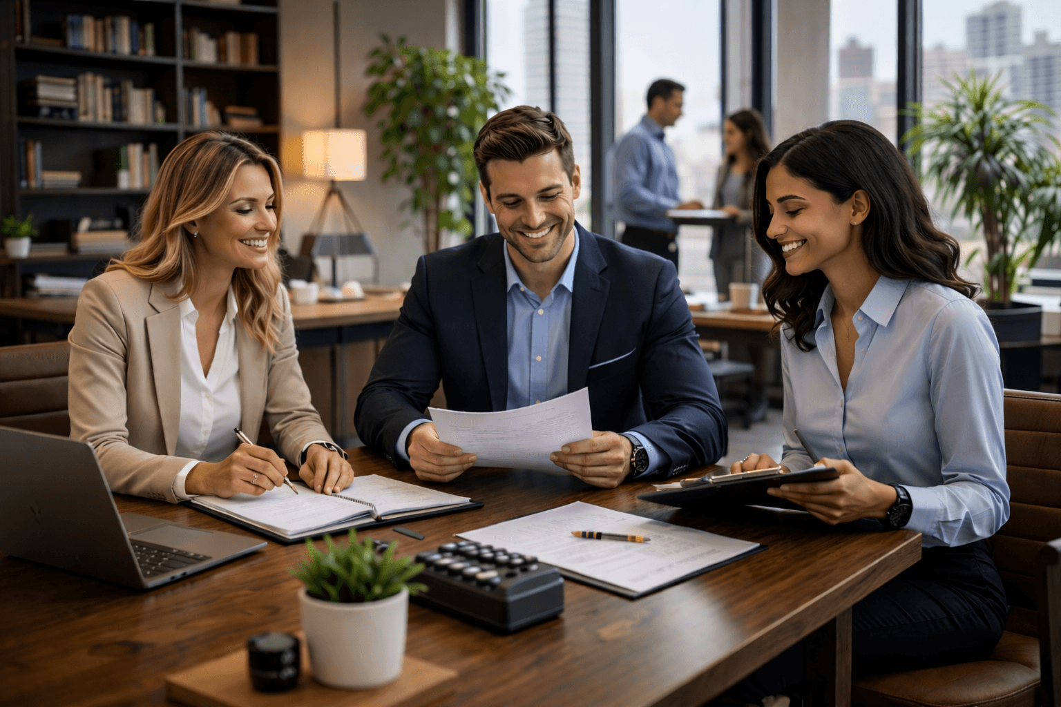 Professional services office setting